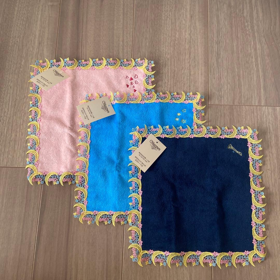 【新品】近沢レースときめきトゥナイトハンカチ3枚セットLEE限定