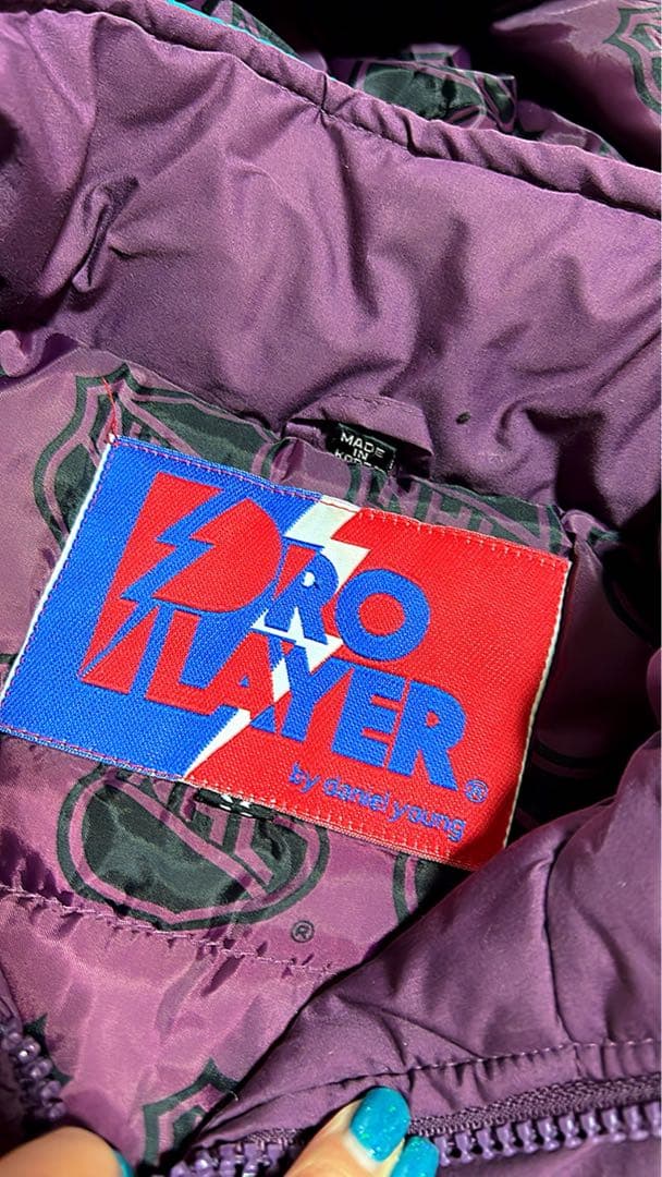 レア希少M☆90sNFL マイティーダックス両面刺繍ナイロンジャケット古着