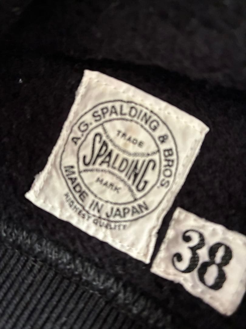 A.G.SPALDING ブラック スウェット 38