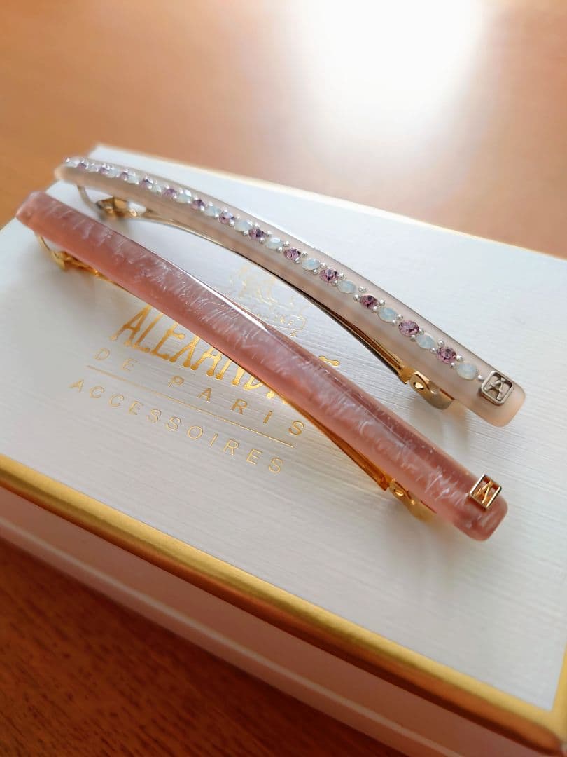 アレクサンドルドゥパリ 2点セット バレッタ スワロフスキー