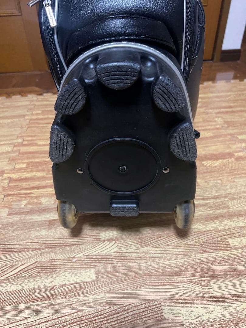 マンシングウェア キャディバッグ カート式 軽量 ペンギンロゴ 黒