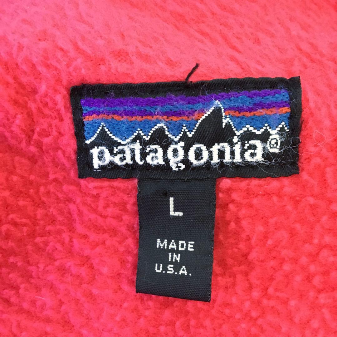 希少カラー/ピンクフリース◎USA製■シェルドシンチラ「L」パタゴニア