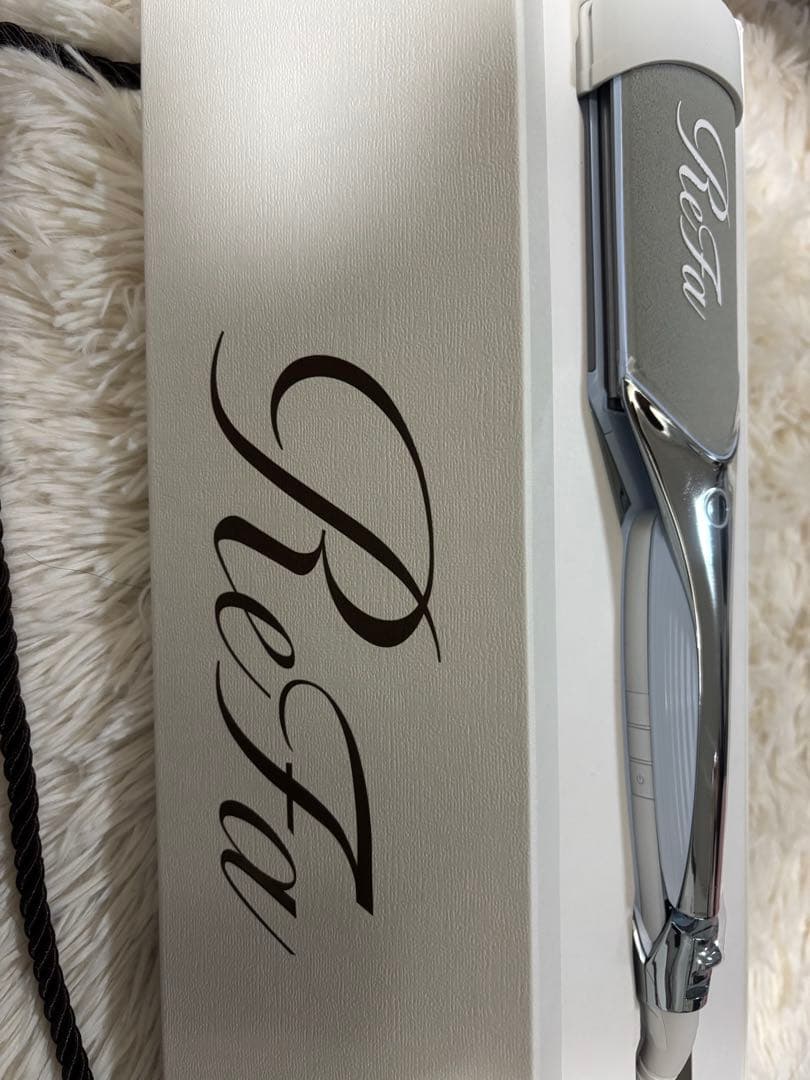 1/15購入リファReFa パワーストレートアイロンプロ 新品 WH　保証書付