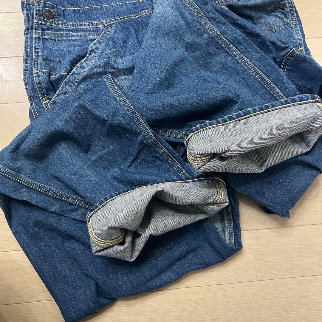 ヒステリックグラマー デニムオーバーオール インディゴ Sサイズ 中古