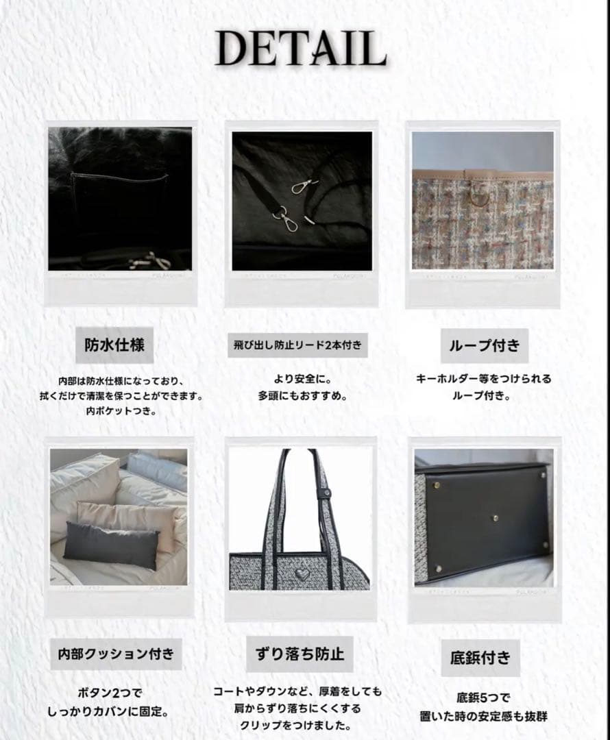 犬用キャリーバッグ　韓国　little comfo インナーメッシュ付き