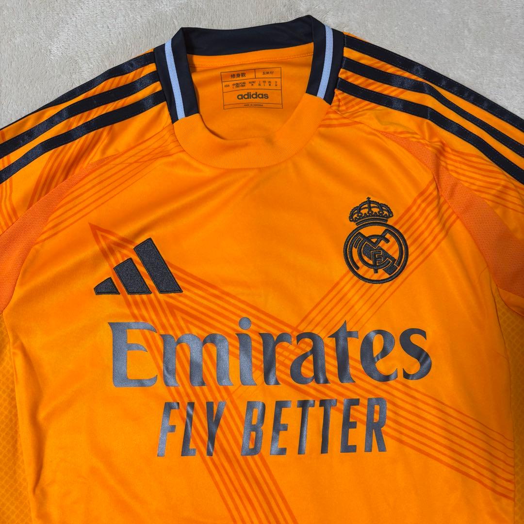 アディダス レアル・マドリード 24/25 アウェイ ユニフォーム オレンジ