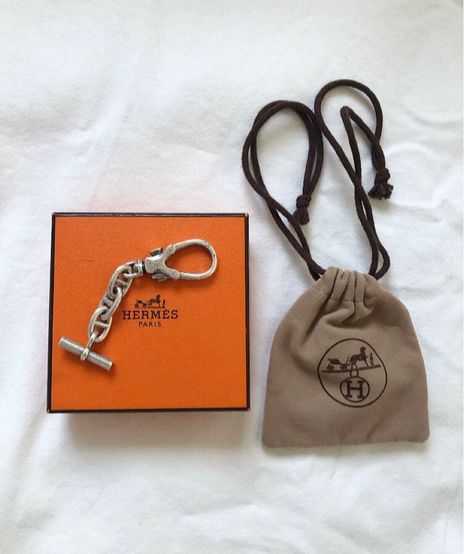 HERMES シェーヌダンクル キーホルダー ヴィンテージ