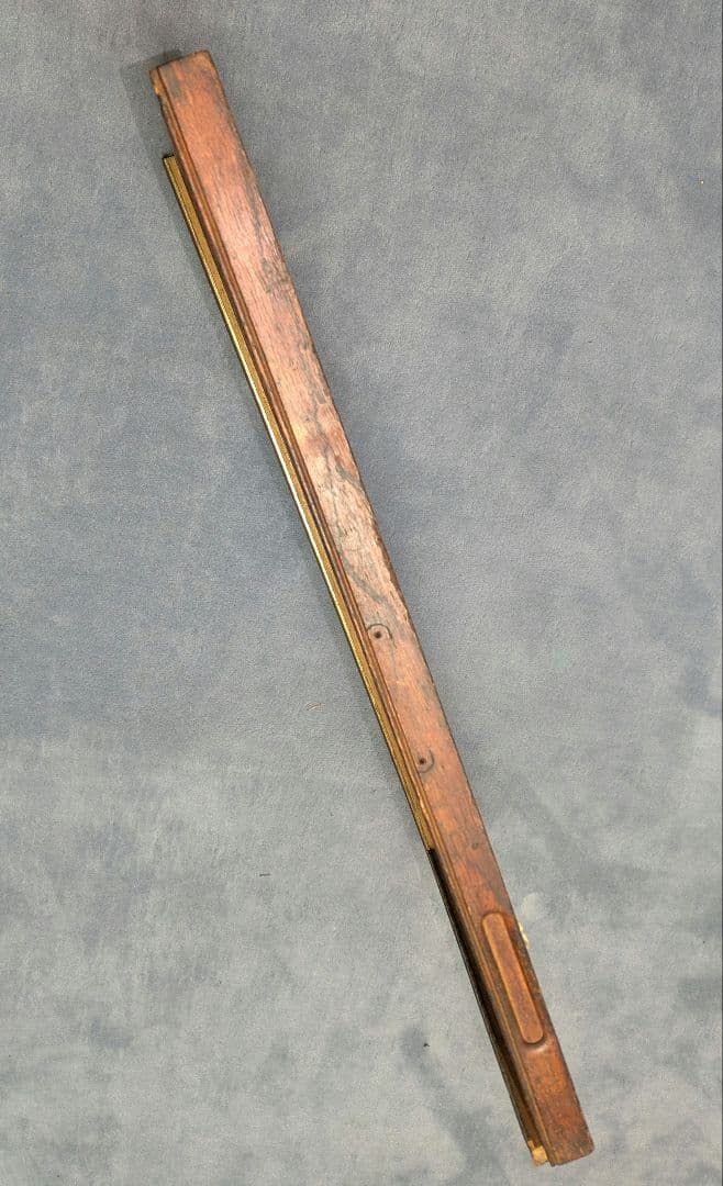 アンティーク　レタープレスタイプケース 木製 ダークブラウン