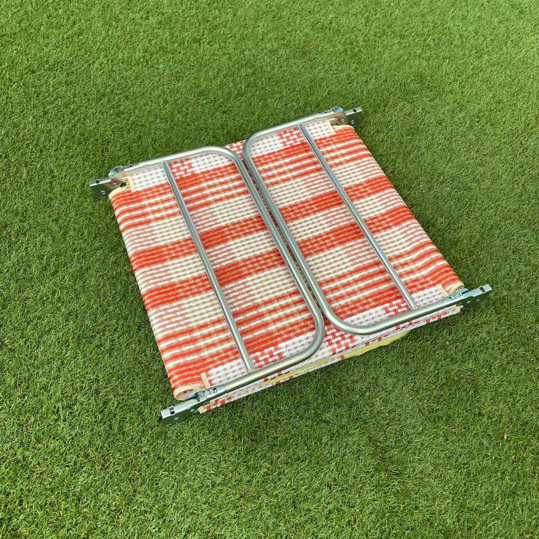 昭和レトロ　ビーチベッド　チューブベッド　サマーベッド　お風呂上がりにも