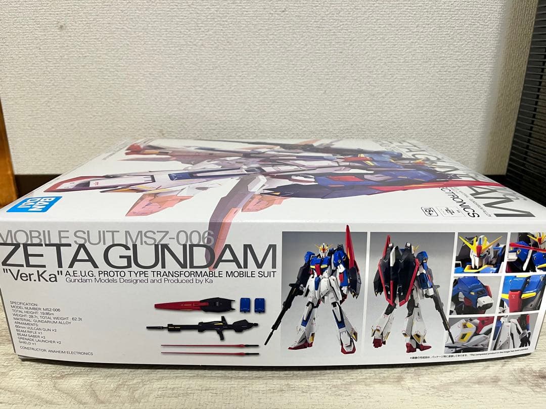 MG MSZ-006ゼータガンダムVer.Ka／1/100／機動戦士Zガンダム