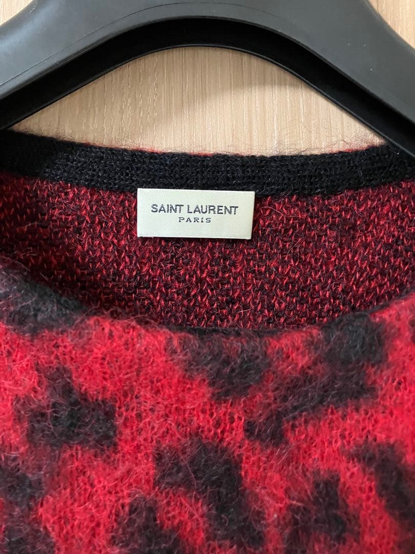 【美品】saint laurent paris ベイビーキャット　モヘアニット