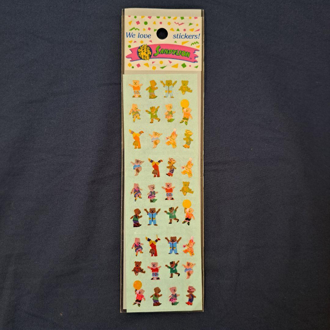 SANDYLION 新品未開封 オーロラ くま ベア スポーツ シール 希少