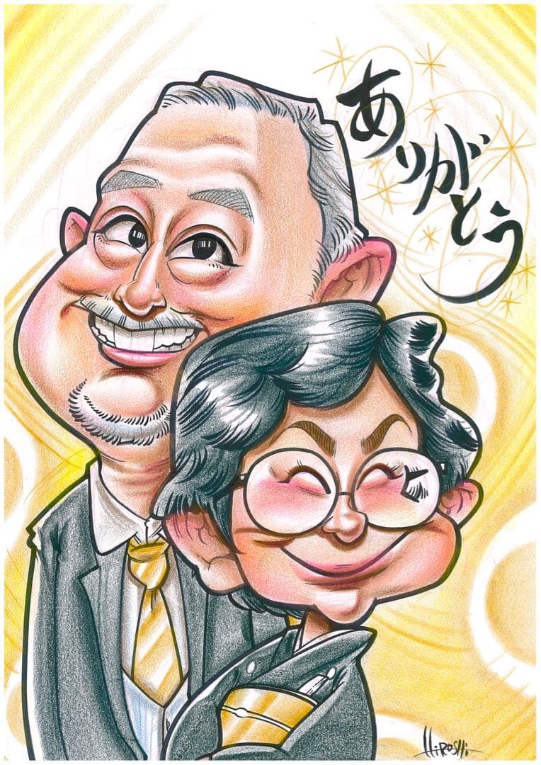 世界で1枚のオーダーメイド似顔絵★ハイクオリティver☆母の日