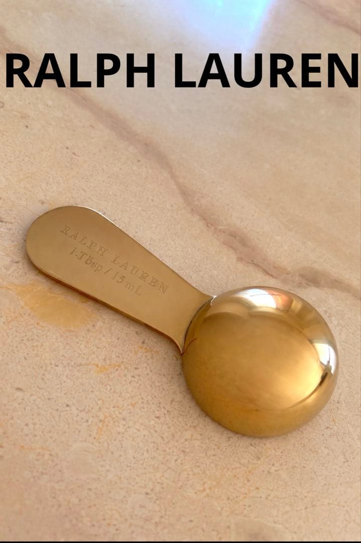 ラルフローレンRALPHLAURENゴールド 金計量スプーン15ml.40g以上