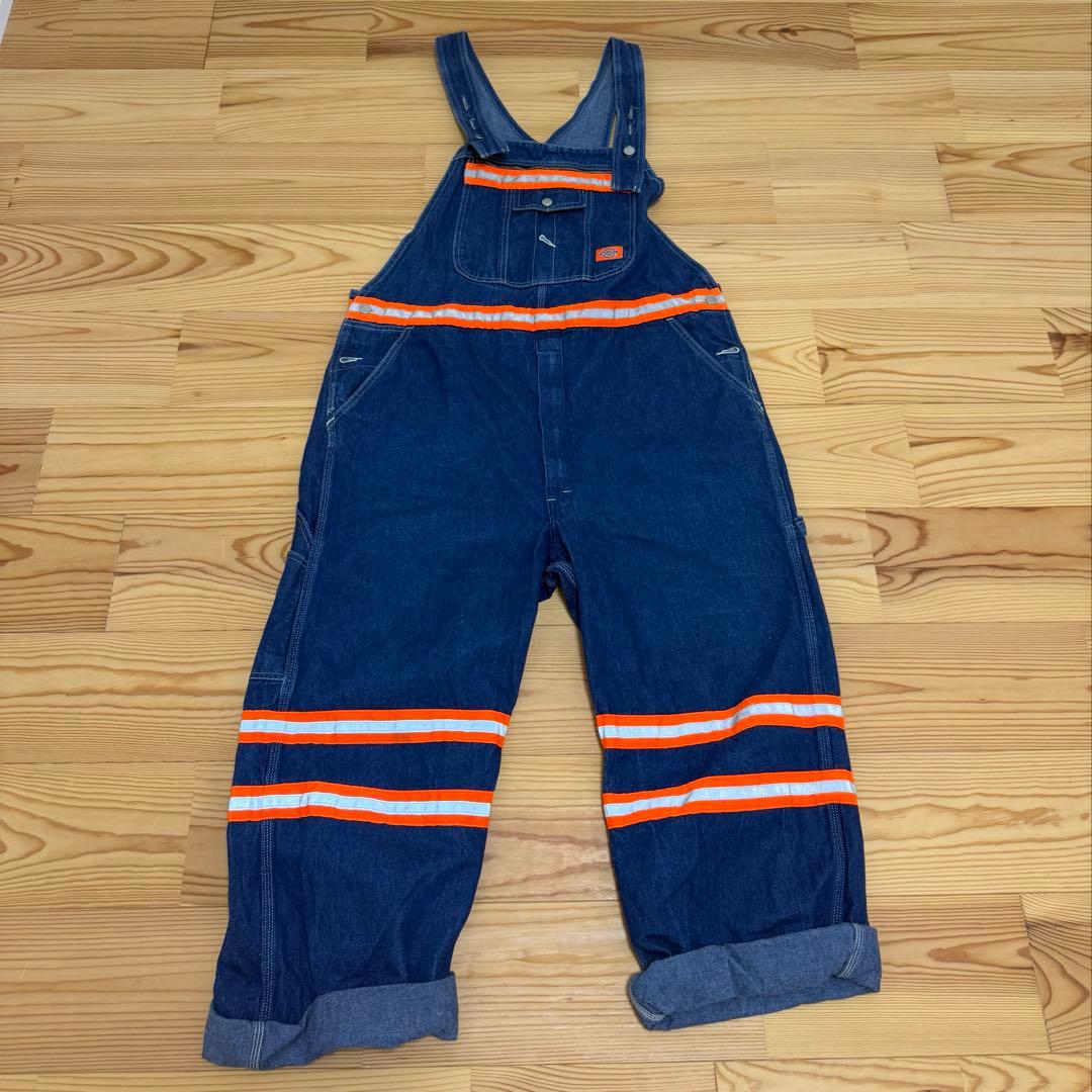【レア】Dickies ディッキーズ オーバーオール リフレクター