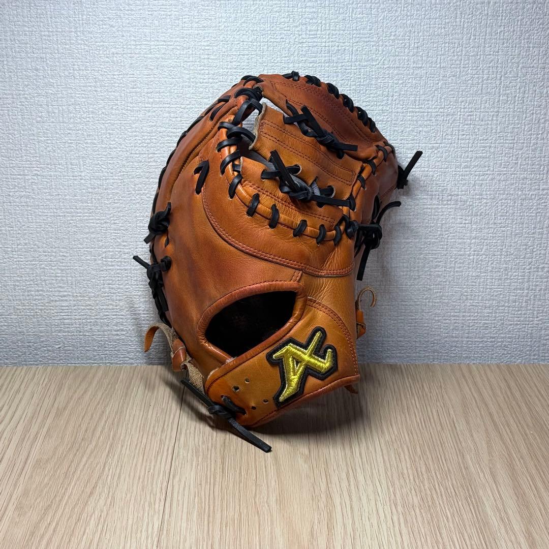 ATOMS 硬式 ファーストミット ジュテルレザー クロス締め