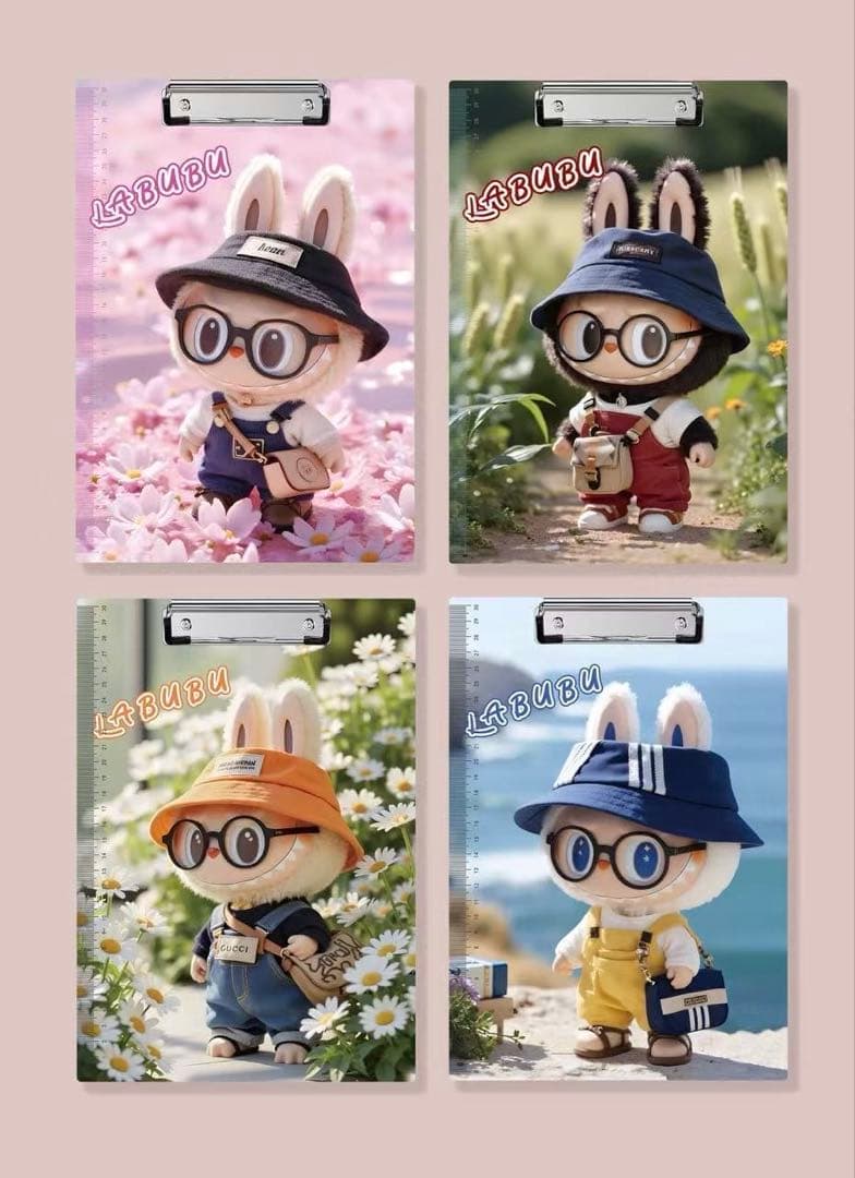 ラブブクリップボード下敷き　20枚セット