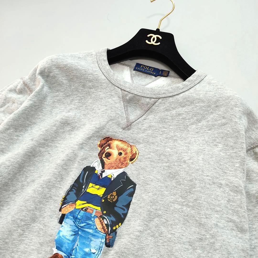 人気✨ポロラルフローレン　ポロベア　スウェット　トレーナー　LG