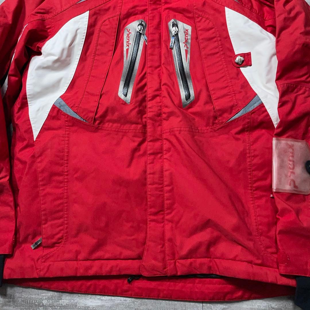 お買い得⭐︎ Phenix フェニックス スキーウェア メンズM 赤 旅行や授業