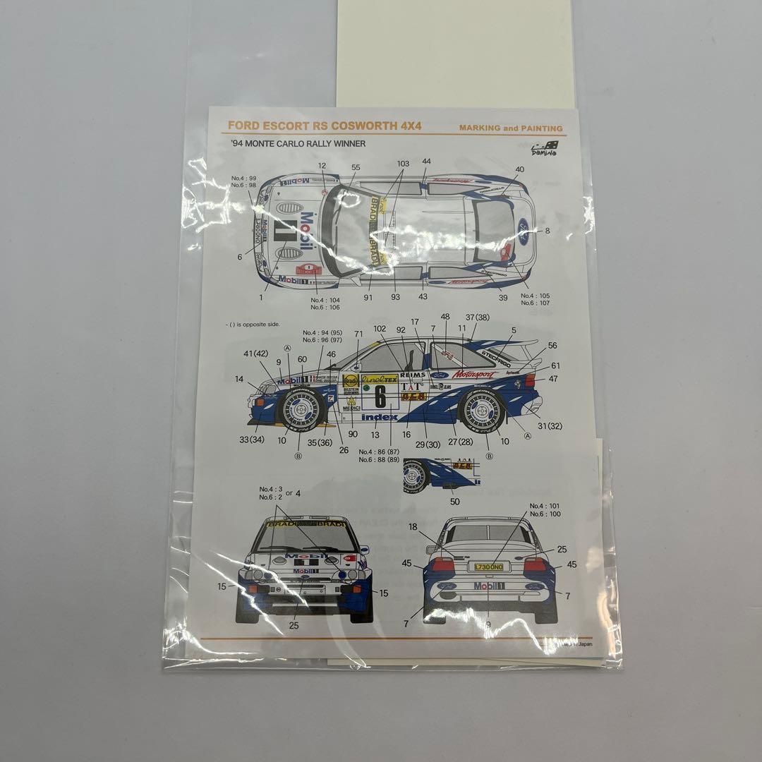 【未使用】タミヤ 1/24 フォード エスコート RS コスワース 1994