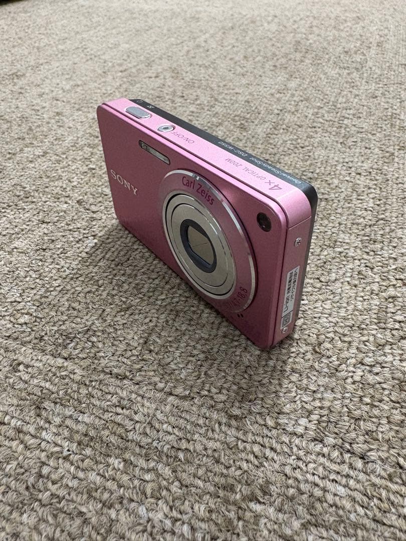 極美品 SONY Cyber-Shot DSC-W350 コンデジ ピンク 純正