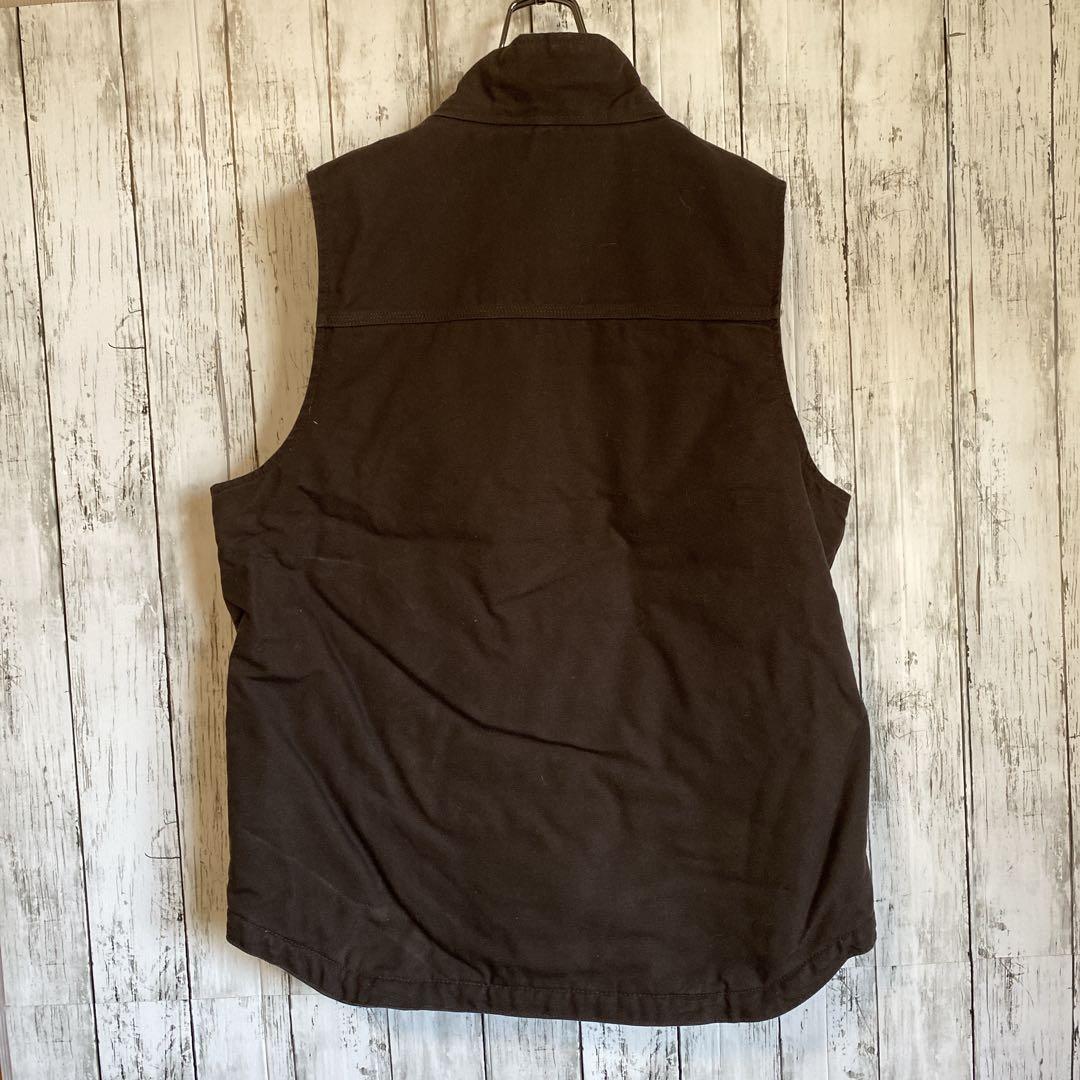 【fumi】 Carhartt ダックベスト DKB ダークブラウン M