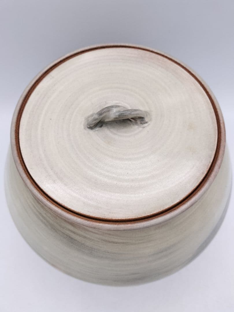 c865 水指 韓国 人間国宝 釜谷陶房 甲相浩 木箱 茶道具 古物