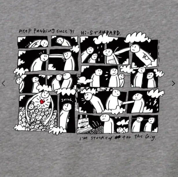 新品 Hi-STANDARD ハイスタ オフィシャル　ジップパーカー