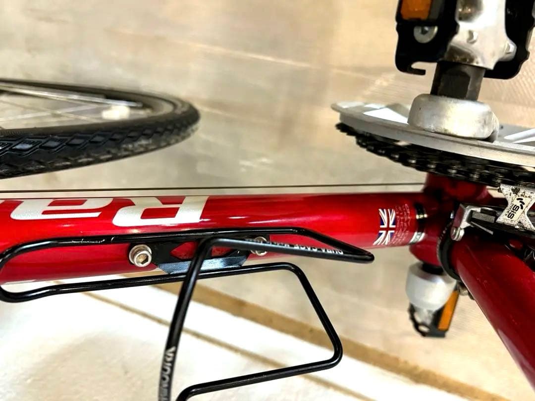 ⭕️英国名車RALEIGH（ラレー）｜大人の赤が映える｜街乗りに映える上質デザイン