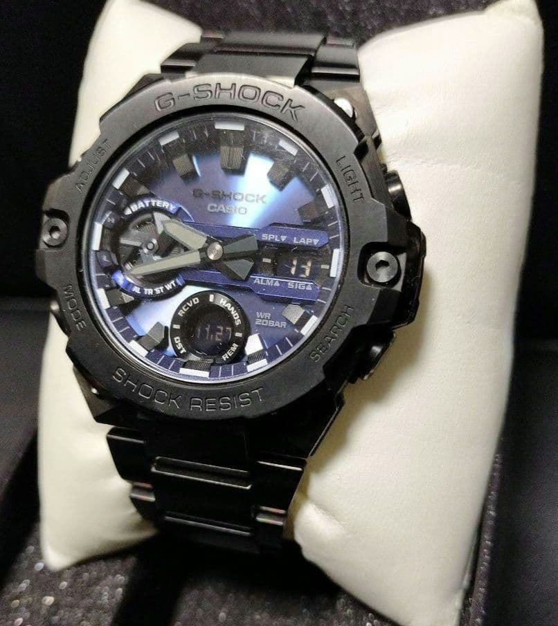 【極美品】G-shock GST-B400BD-1A2JF　腕時計