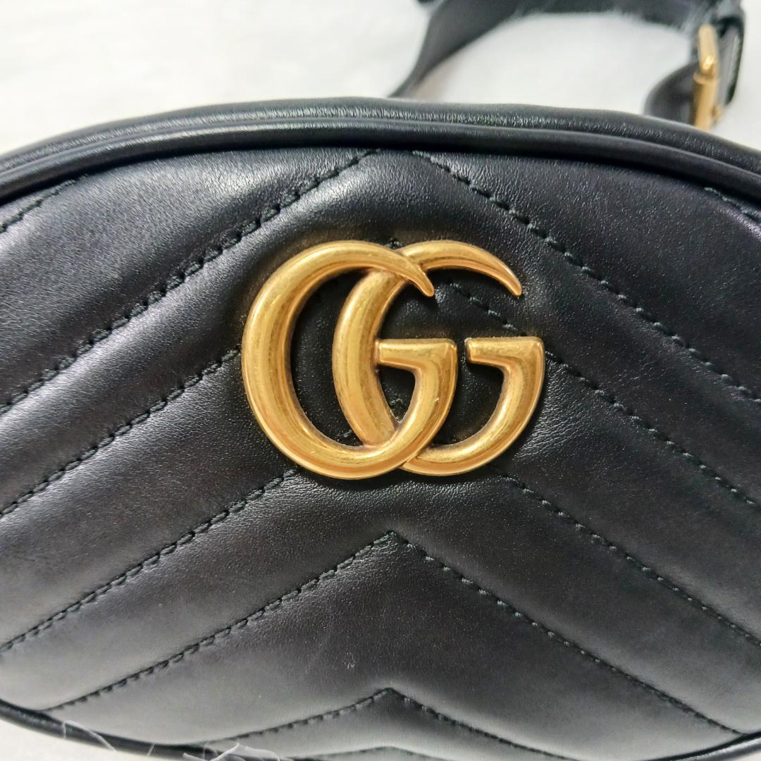 【極美品】GUCCI グッチ GGマーモント ショルダーバッグ