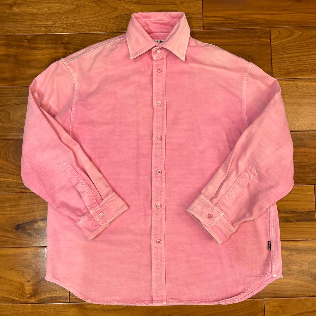 BALENCIAGA デニムシャツジャケット　34