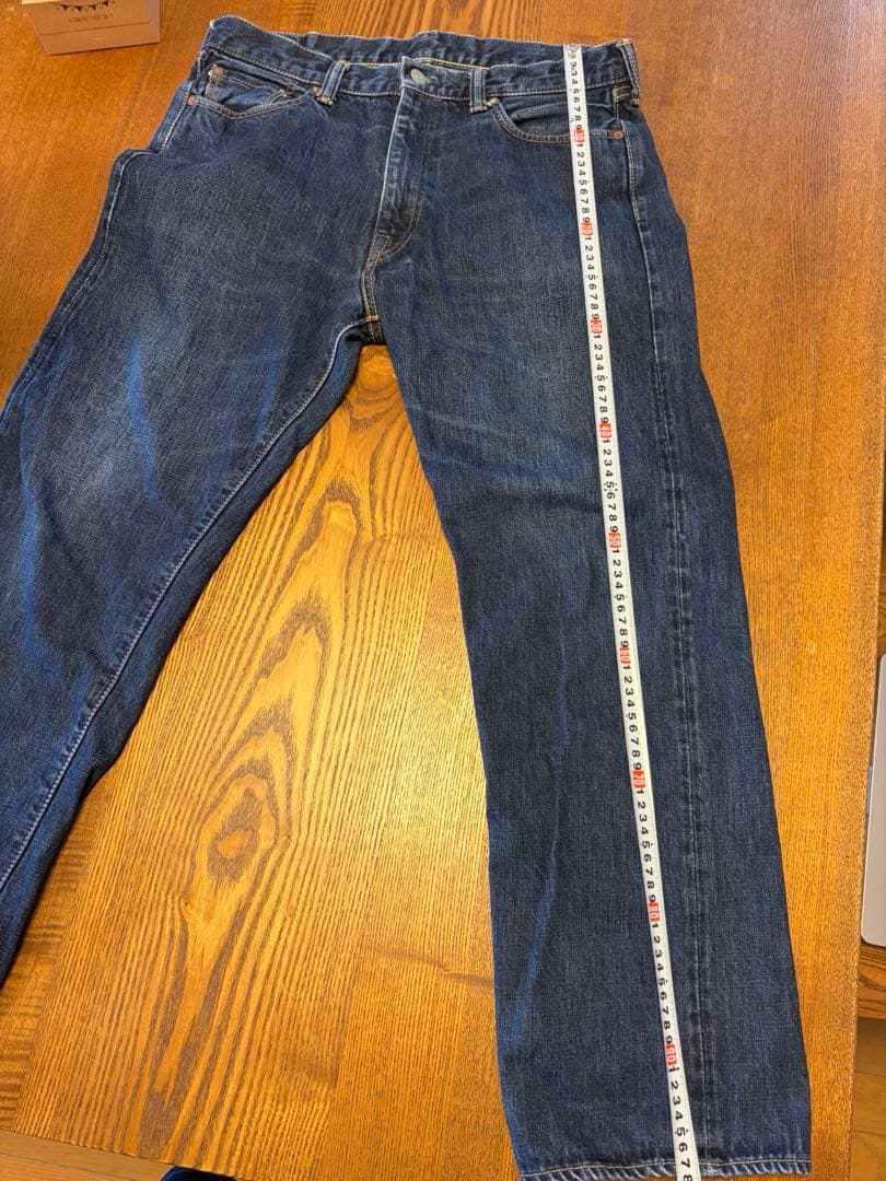 桃太郎ジーンズ 出陣ミドルストレート ジッパーフライ w34