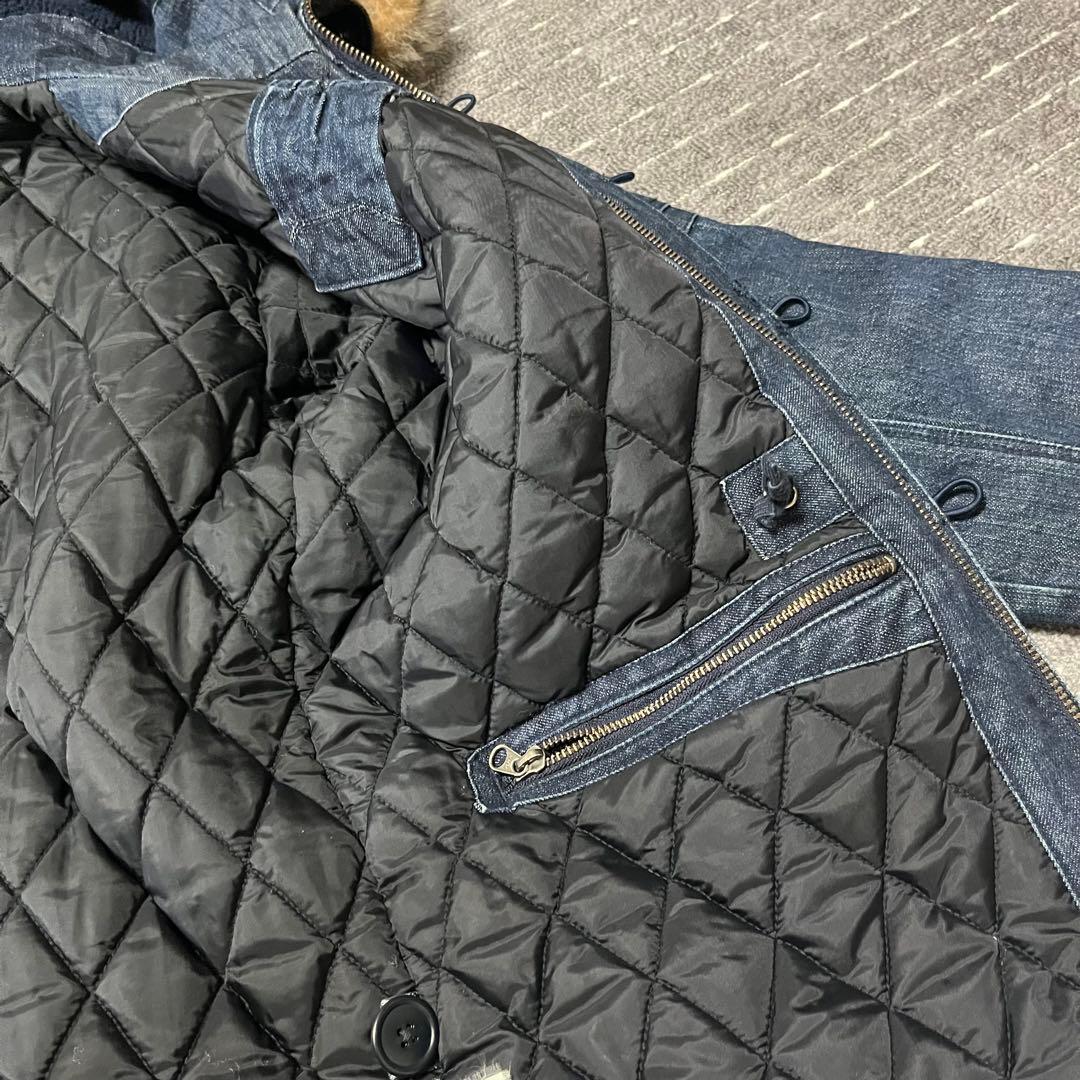 名作】00s OLD GAP オールドギャップ　デニム　N-3B Y2K ファー