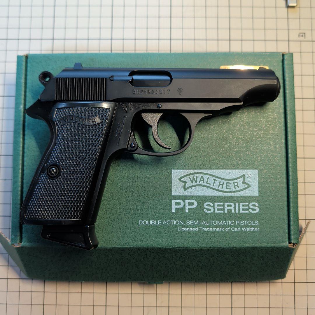 マルゼン　ワルサーPP 　ブローバック　ブラックモデル　取説汚れあり