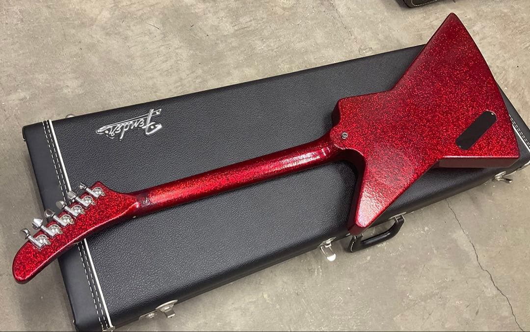 ギブソンUSA　エレキギター　レッドスパークル