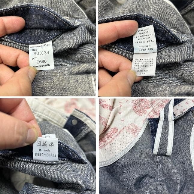 90s carhartt ハートタグ デニムオーバーオール 30 濃紺 復刻