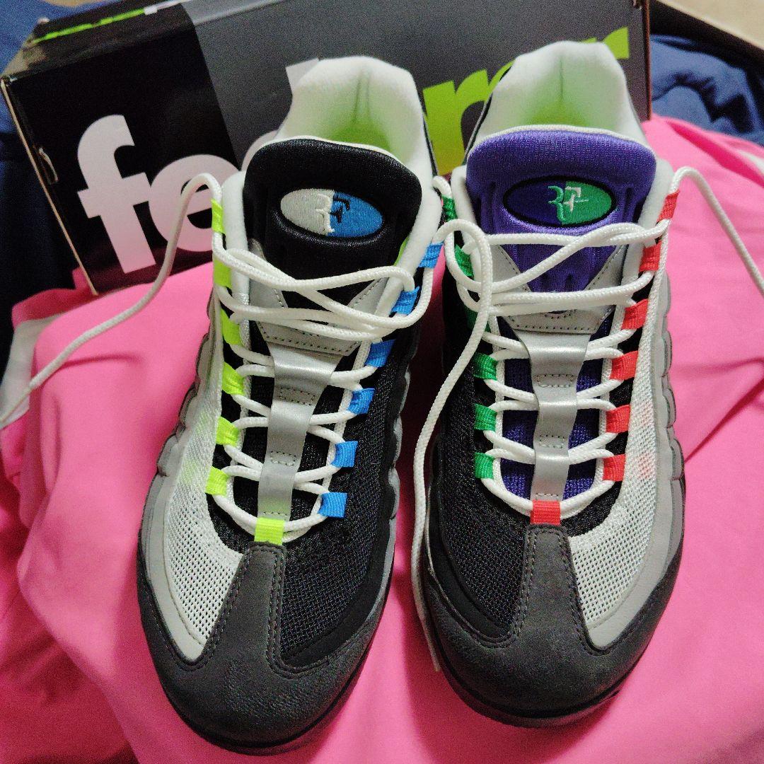 着用2回激レアフェデラーモデル　ズームベイパーRF X AM95 27.5