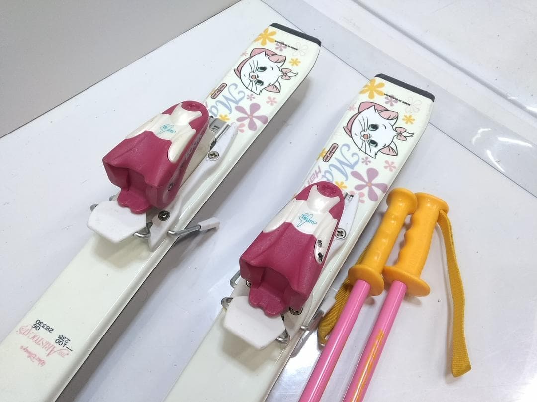 女の子 ジュニアスキー4点セット ディズニー 100cm ブーツ 22cm ◇