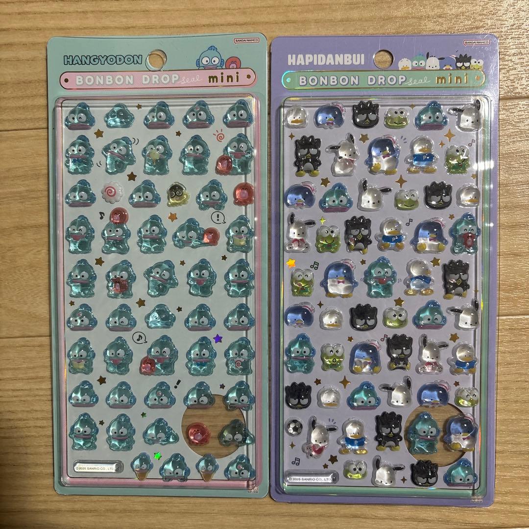 ボンボンドロップシール　サンリオ　mini8種