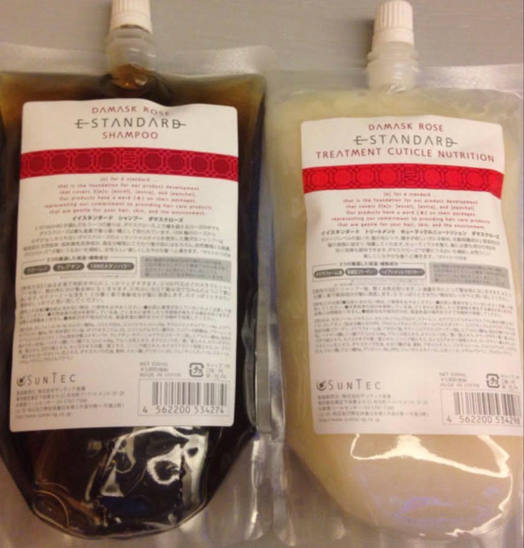 イースタンダードローズシャンプーキューティクルトリートメント500ml詰め替え