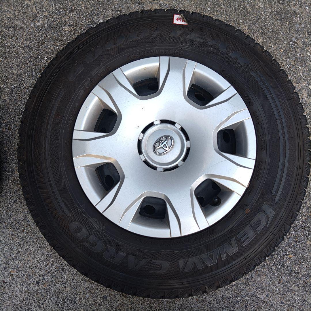 【送料込み】ハイエース 純正ホイール＋スタッドレス