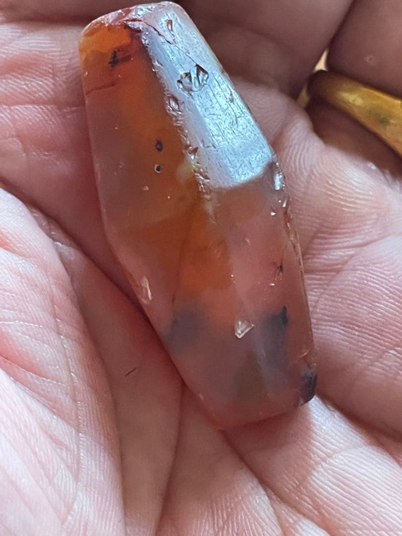 古墳時代 大型瑪瑙切子玉 出土品