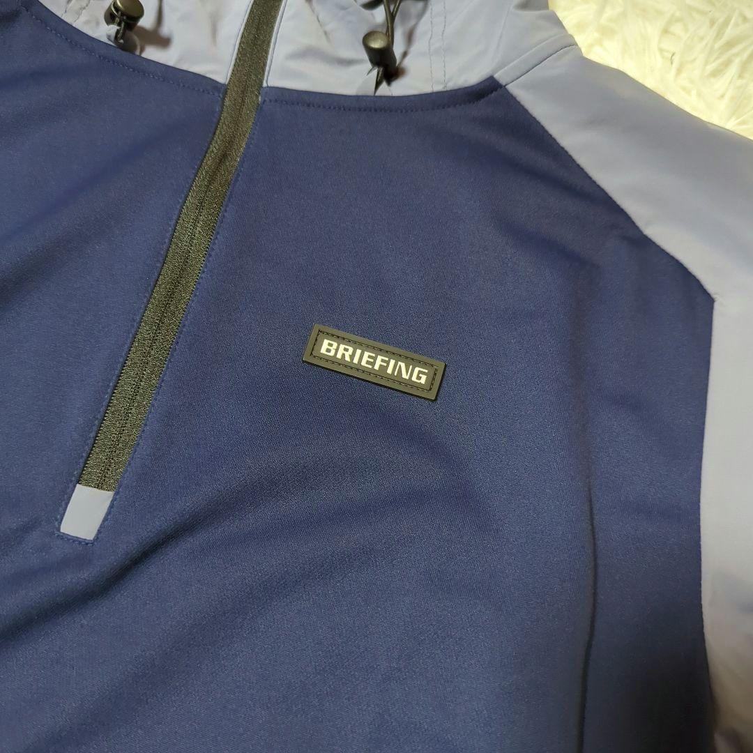 ブリーフィング　ハーフジップ フーディー　ネイビー　サイズS