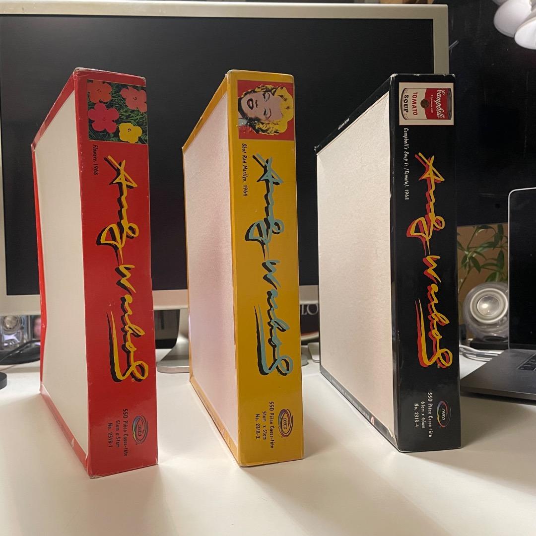 アンディーウォーホル 貴重 90年代 アメリカ製 ジグソーパズル 3式セット