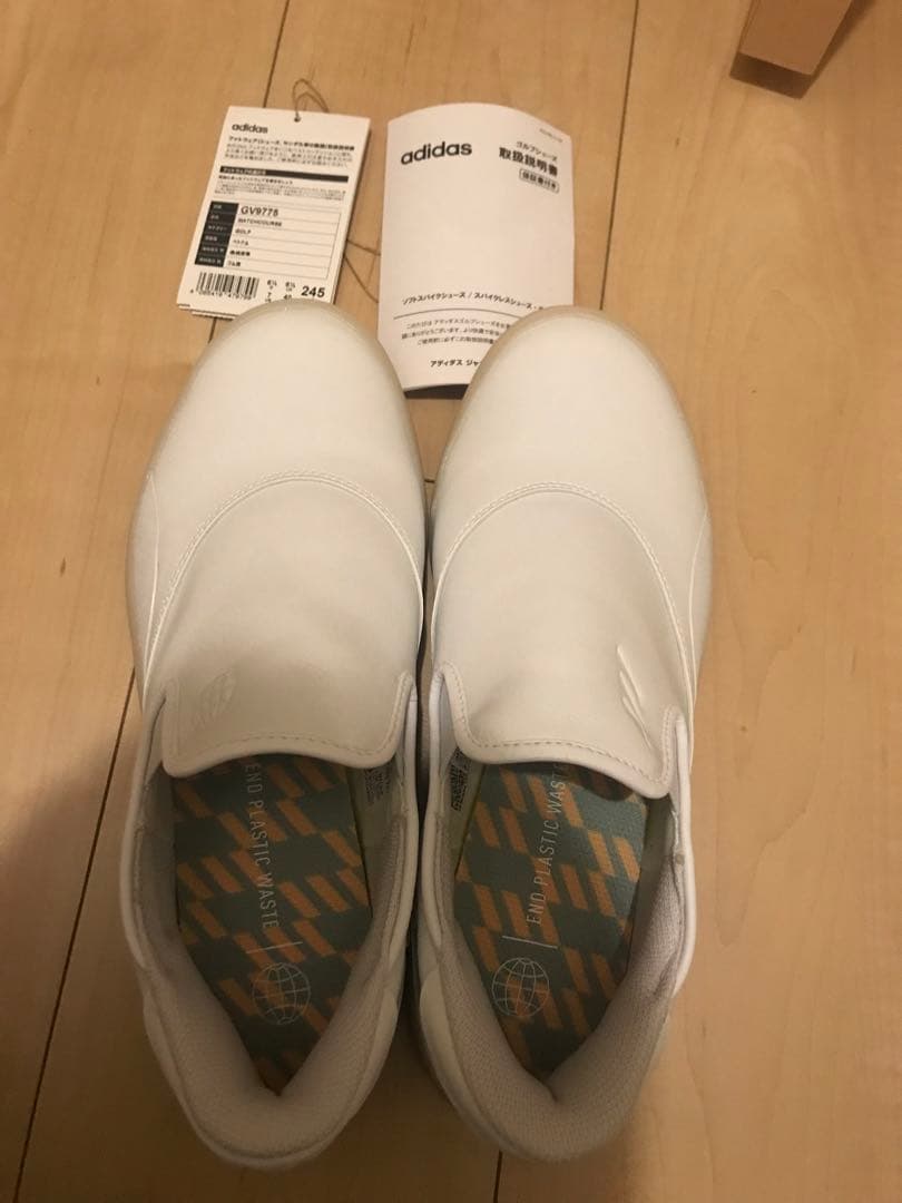 adidas ホワイト ゴルフシューズ245