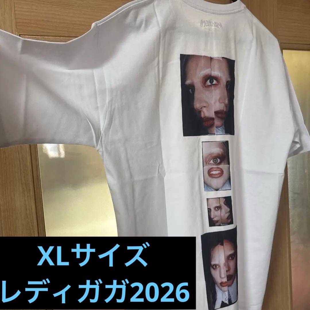 新品 LADY GAGA MAYHEM POP UP 限定 Tシャツ 白
