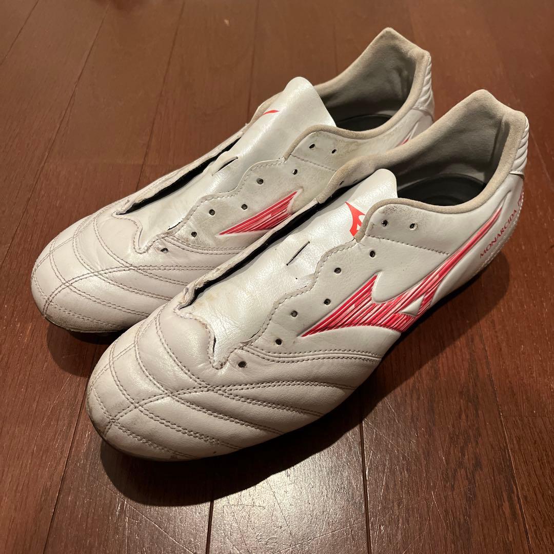 Mizuno モナルシーダNEO3 WIDE PRO ホワイト/レッド