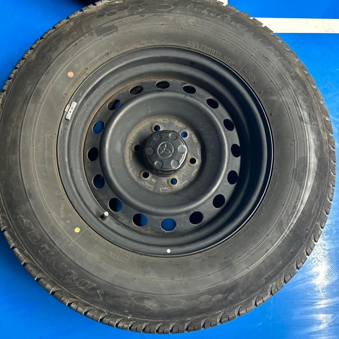 TOYOTAＦＪ純正ホイールとノーマルタイヤ４本セット送料込