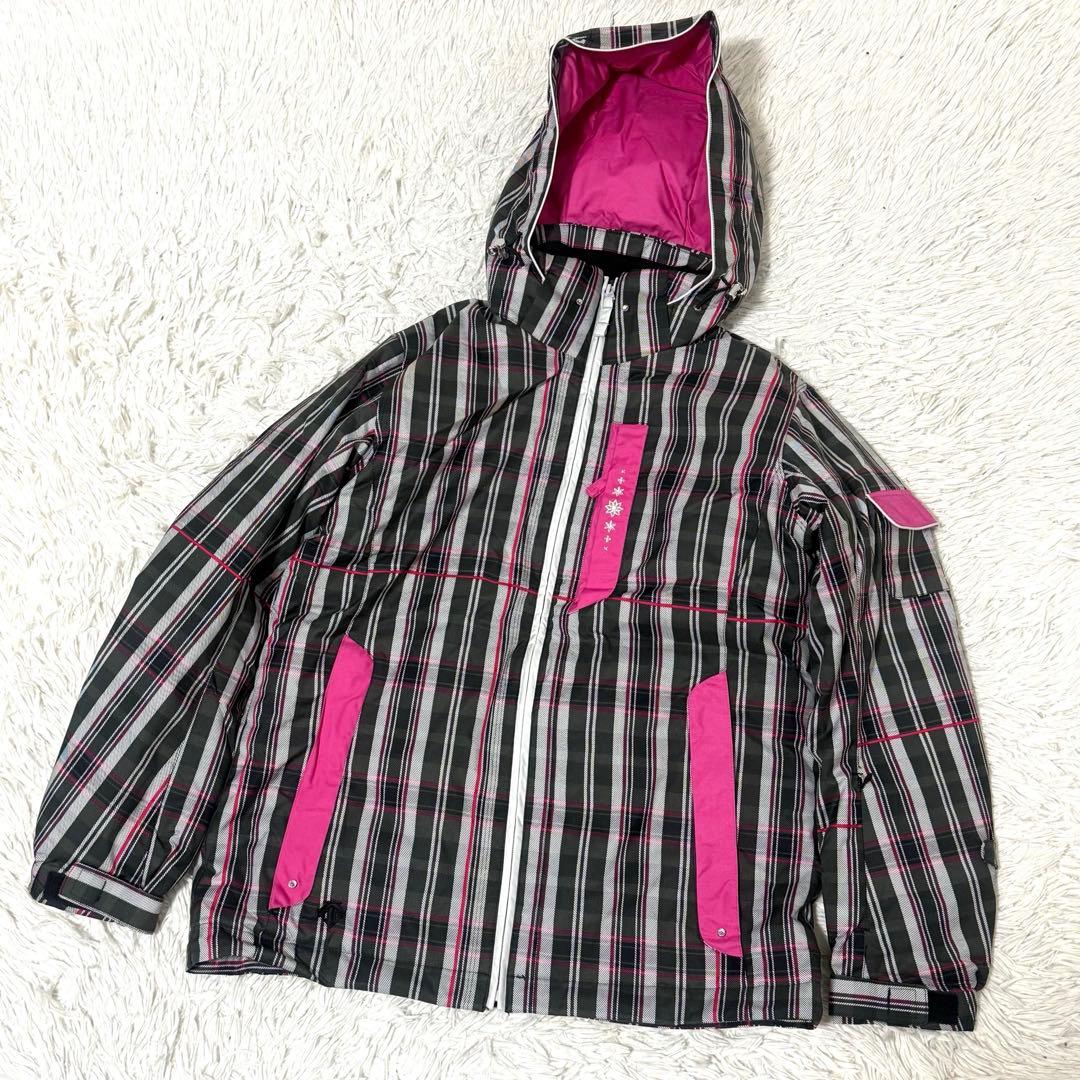 デサント スキーウェア サイズ11 上下セット L相当 フード 洗える お洒落